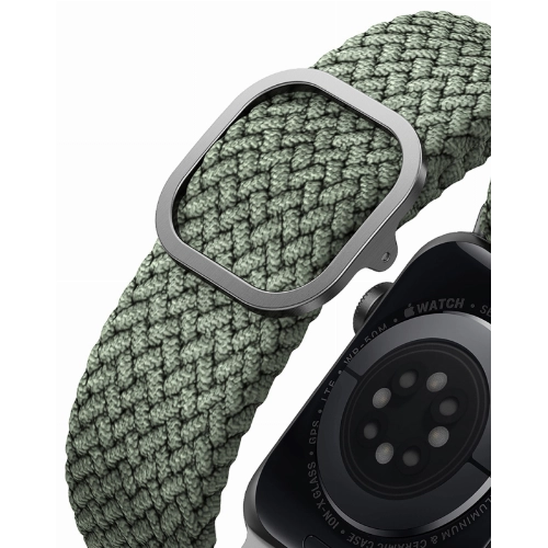 Ремешок Uniq Aspen для Apple Watch 45/44/42 мм, зеленый